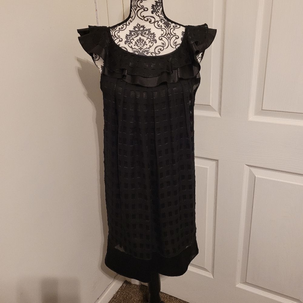 ‎Kitty black silk blend dress